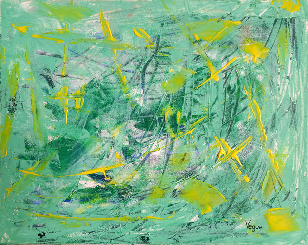composición con verde