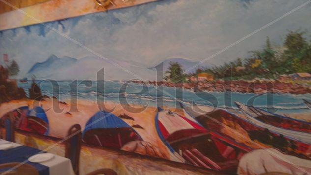 MAITENCILLO CHILE PINTURAS MURALES Acrylic Others Marine Painting