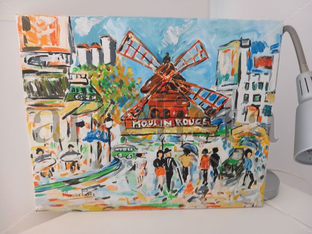 MOULIN ROUGE Oil Canvas Landscaping