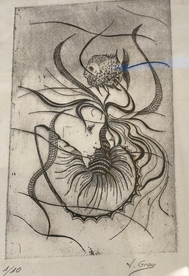 Grabado 1/10 de Joan Grau i Mas