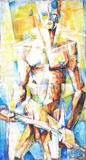 Apátrida Oil Canvas Figure Painting