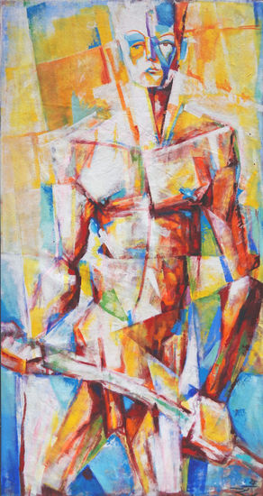 Apátrida Oil Canvas Figure Painting