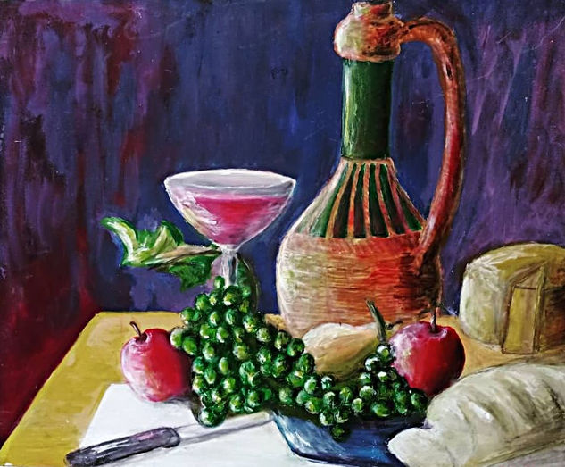 Añejo Bodegón Acrylic Others Still Life Paintings