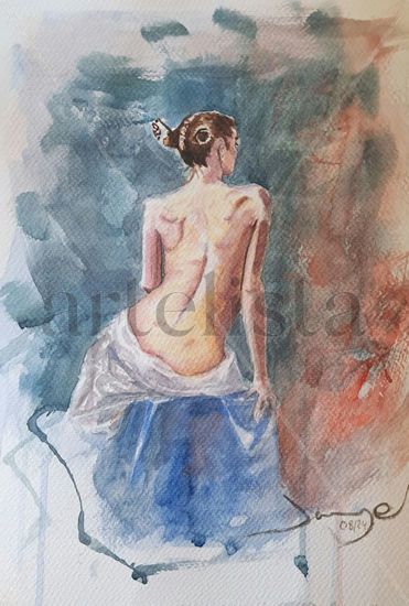 Sosiego Watercolour Paper Nude Paintings