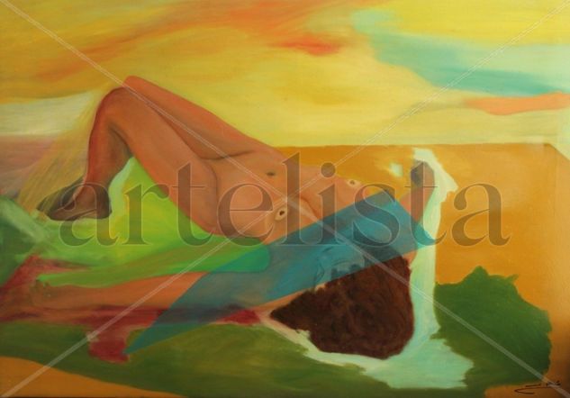 Cristal Azul Oil Canvas Nude Paintings