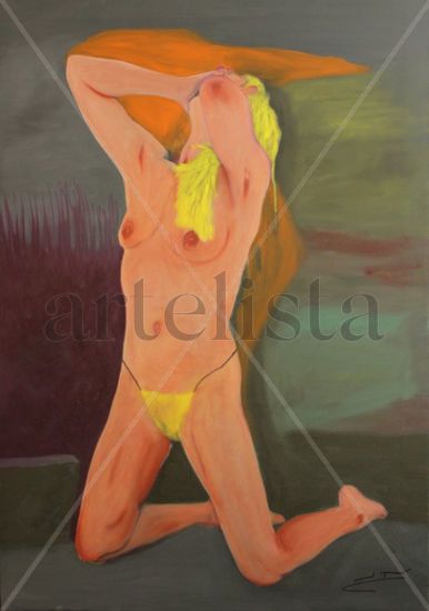 Desesperación Oil Canvas Nude Paintings