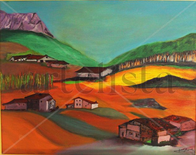 Paisaje campestre Oil Canvas Landscaping