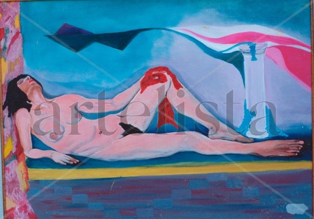 Placidez en la No Existencia Oil Canvas Nude Paintings