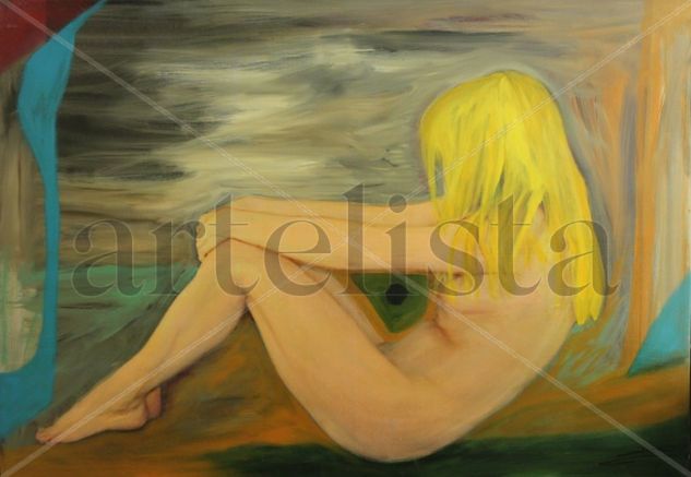 Punto Negro Oil Canvas Nude Paintings