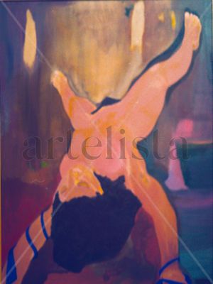 Suspendida en el Abismo Oil Canvas Nude Paintings