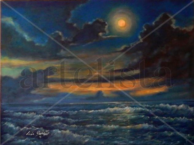 Marina con luna