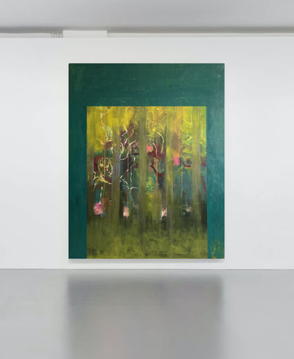 Green abstract art