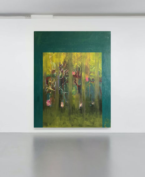Green abstract art