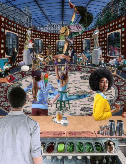 Abundio's café