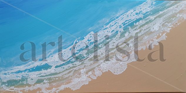 A VISTA DE PAJARO Acrylic Panel Marine Painting