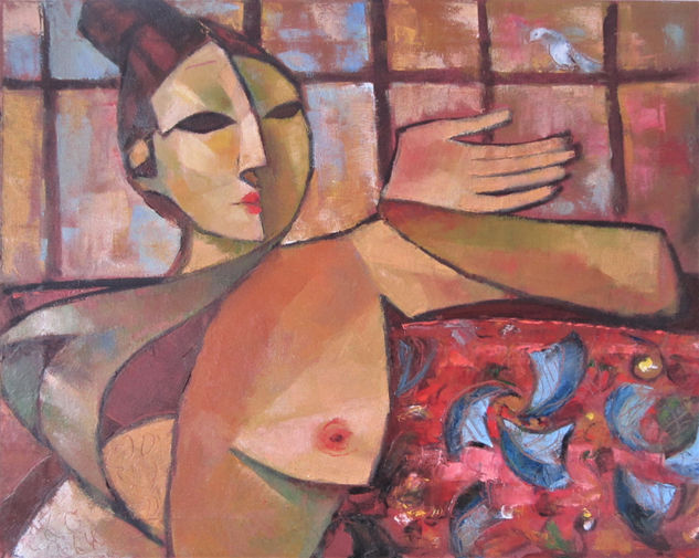 PAZ SIN TAPUJOS Oil Canvas Nude Paintings