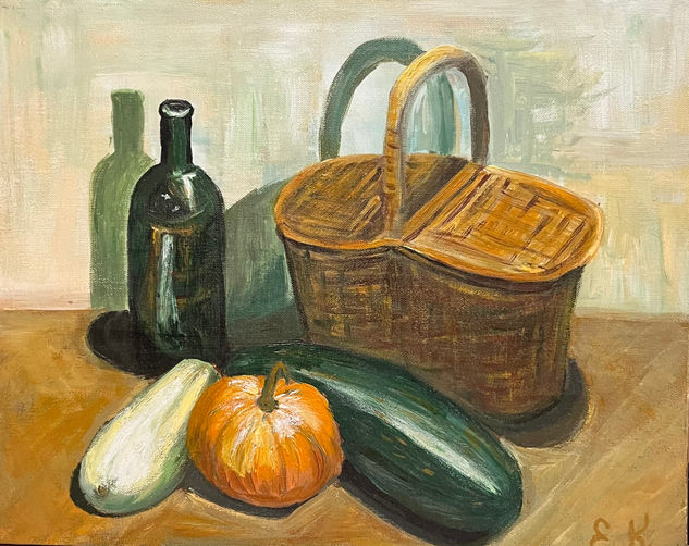 De mi Huerta Acrylic Canvas Still Life Paintings