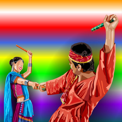Dandiya Folk Dance