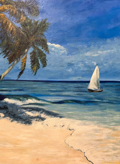 El Paraíso Acrylic Canvas Landscaping