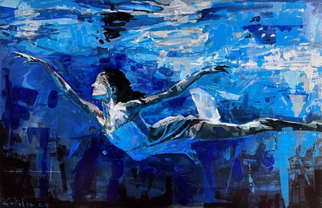 La Danza Oil Canvas Marine Painting