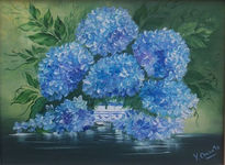 Hortensias azules