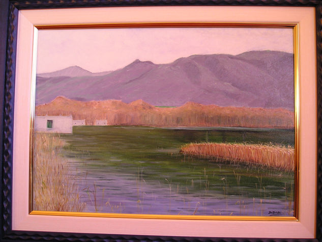 Lago de Banyoles Oil Canvas