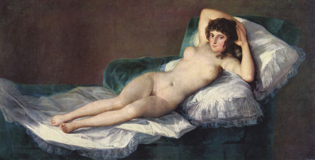 La maja desnuda, 1797-1800 Retrato