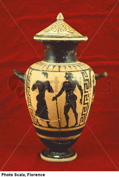 Vaso ático de imitación