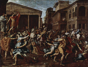 Rape of the Sabine Women, 1637-38