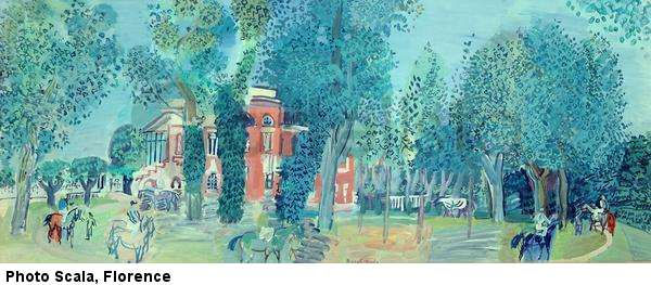 El paddock en Deauville, 1930