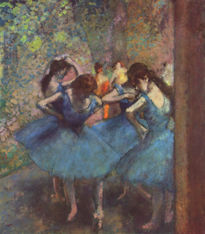 Bailarinas azules