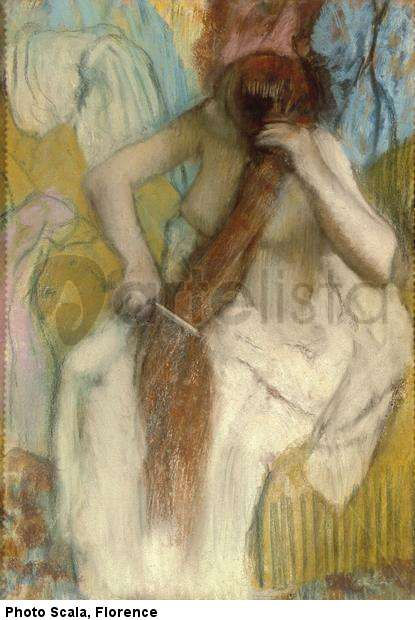 Woman Combing Her Hair, 1887-90