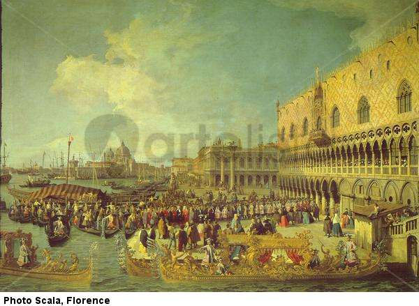 Recepción del embajador imperial en el Palacio Ducal