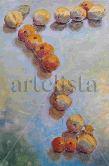 UN CAMINO DE FRUTOS Oil Canvas Still Life Paintings