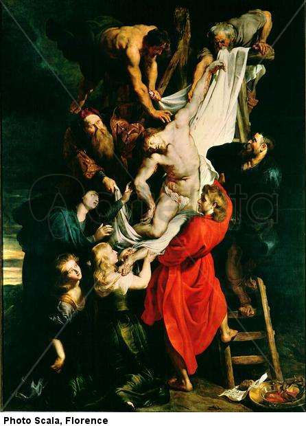 Triptych of the Raising of the Cross: Descent from the Cross