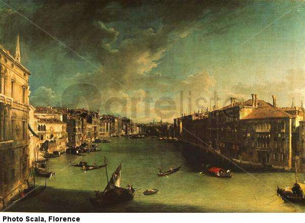 El Gran Canal Mirando Hacia el Rialto
