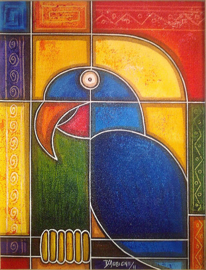 Sin título Acrylic Canvas Animals