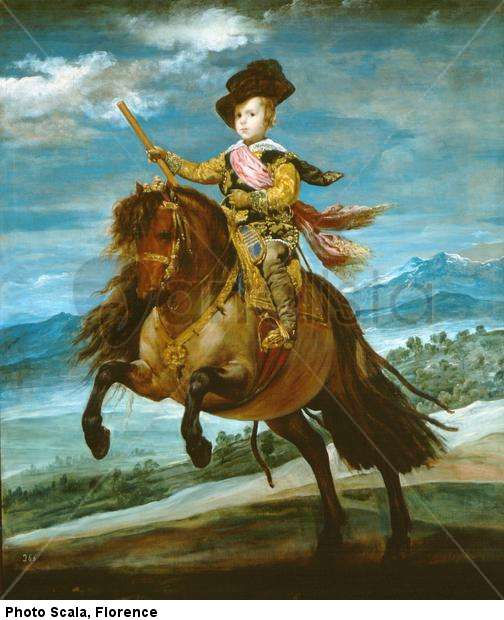 El príncipe Baltasar Carlos a caballo