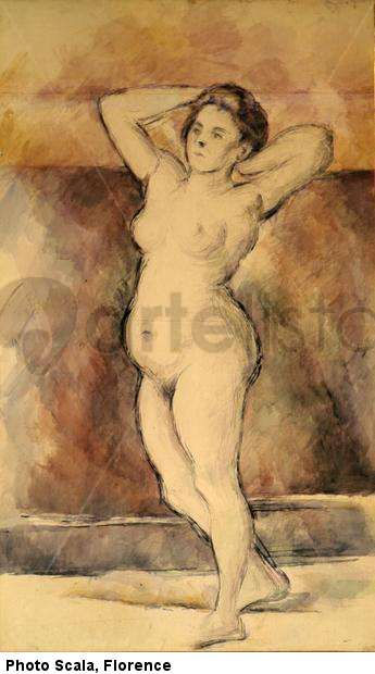 Desnudo de mujer de frente
