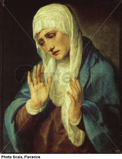 Our Lady of Sorrows with Open Hands