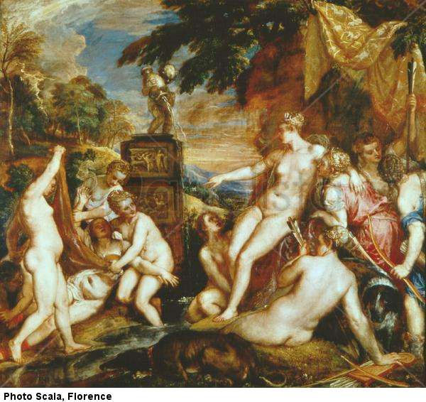 Diana and Callisto (before restoration)