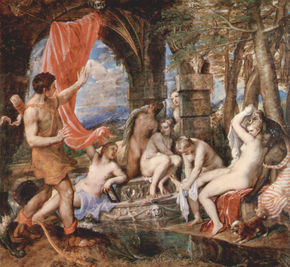 Diana Surprised by Actaeon (before restoration)