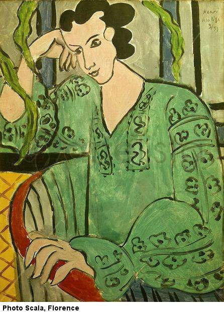 Hungarian Woman in Green Blouse