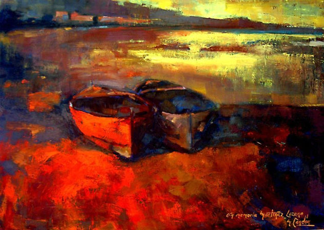 barcas-3 Oil Canvas Marine Painting