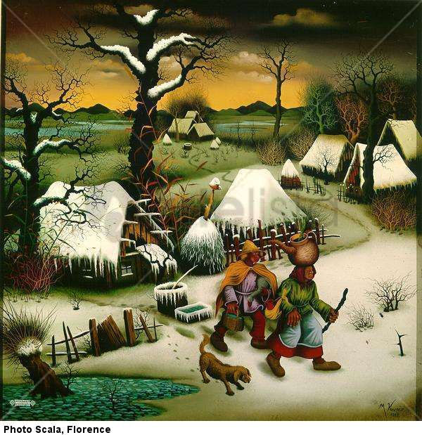Peasants in Winter, 1986