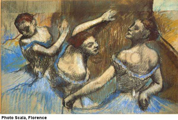 Three Dancers Figure Painting