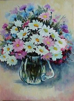 Primaveral! Oil Panel Floral Painting