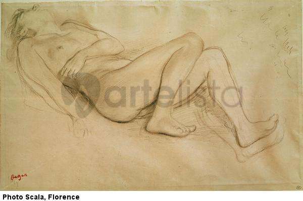Dibujo para 'Las desventuras de la ciudad de Orleans, mujer desnuda'