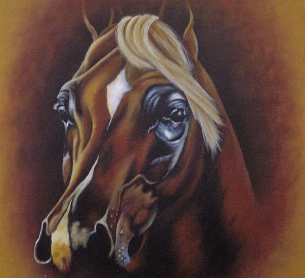 caballo Acrylic Canvas Animals