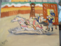 Toro sentado huye...